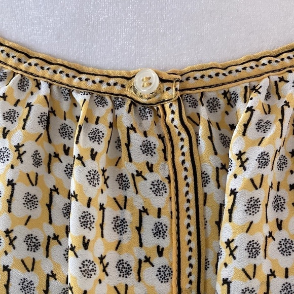 Max Studio XL blouse yellow black - Picture 6 of 11